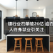 银行业罚单破26亿 逾百人终身禁业引关注(图2) 银行业罚单破26亿 逾百人终身禁业引关注(图2)