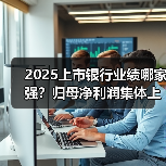 2025上市银行业绩哪家强?归母净利润集体上涨(图1) 2025上市银行业绩哪家强?归母净利润集体上涨(图1)