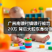 广昌南银村镇银行被罚20万 背后大股东身份曝光(图1) 广昌南银村镇银行被罚20万 背后大股东身份曝光(图1)