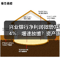 兴业银行净利润微增0.34%:增速放缓?资产质量承压?(图3) 兴业银行净利润微增0.34%:增速放缓?资产质量承压?(图3)