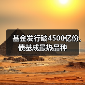 基金发行破4500亿份，债基成最热品种