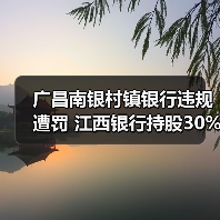 广昌南银村镇银行违规遭罚 江西银行持股30%引关注(图3) 广昌南银村镇银行违规遭罚 江西银行持股30%引关注(图3)