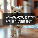 农商银行净利润微增5.04% 资产质量如何?(图1) 农商银行净利润微增5.04% 资产质量如何?(图1)