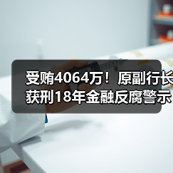 受贿4064万!原副行长获刑18年金融反腐警示(图2) 受贿4064万!原副行长获刑18年金融反腐警示(图2)