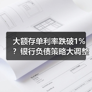 大额存单利率跌破1%?银行负债策略大调整(图4) 大额存单利率跌破1%?银行负债策略大调整(图4)