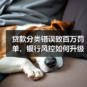 贷款分类错误致百万罚单,银行风控如何升级?(图2) 贷款分类错误致百万罚单,银行风控如何升级?(图2)