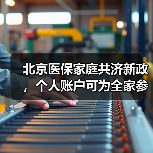 北京医保家庭共济新政，个人账户可为全家参