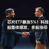 芯片ETF暴涨5%！科技股集体爆发，多股涨停（图2）