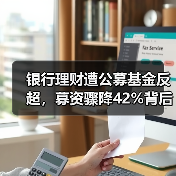 银行理财遭公募基金反超，募资骤降42%背