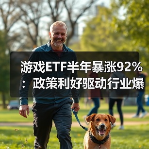 游戏ETF半年暴涨92%：政策利好驱动行