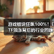 游戏板块狂飙100%！ETF领涨背后的行业回暖信号（图3）