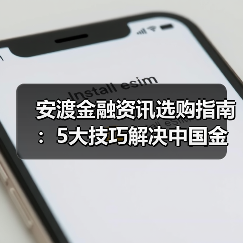 安渡金融资讯选购指南：5大技巧解决中国金融新闻网使用难题（图2）