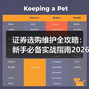 证券选购维护全攻略:新手必备实战指南2026(图1) 证券选购维护全攻略:新手必备实战指南2026(图1)