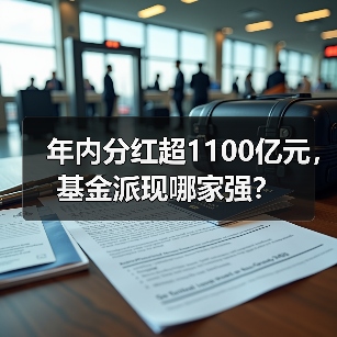 年内分红超1100亿元，基金派现哪家强？（图1）