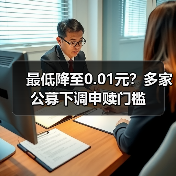最低降至0.01元？多家公募下调申赎门槛