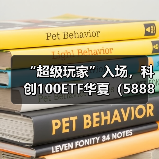 “超级玩家”入场，科创100ETF华夏（