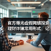 官方曝光虚假网络投资理财诈骗常用形式，记住三点谨防受骗（图3）