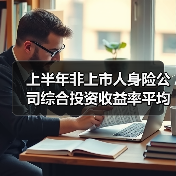 上半年非上市人身险公司综合投资收益率平均值超4%（图3）