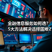 金融信息服务如何选？5大方法解决选择困难
