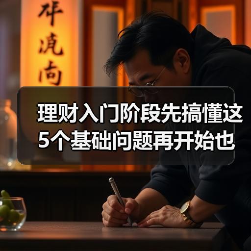理财入门阶段先搞懂这5个基础问题再开始也
