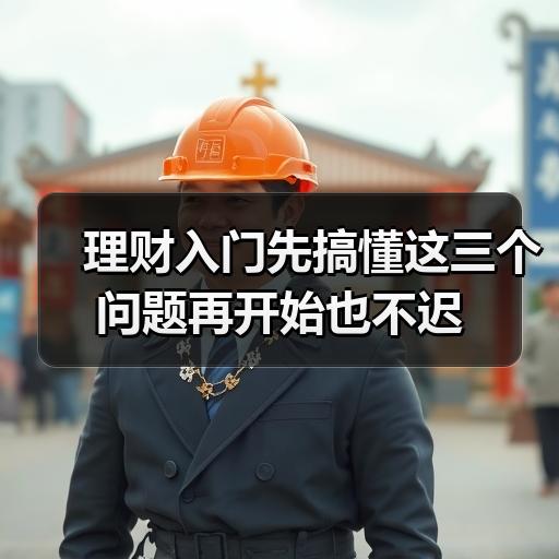 理财入门先搞懂这三个问题再开始也不迟