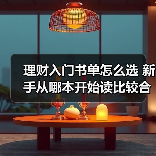 理财入门书单怎么选 新手从哪本开始读比较合适