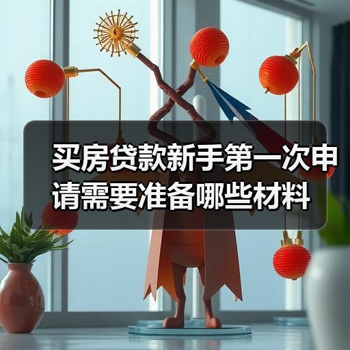 买房贷款新手第一次申请需要准备哪些材料