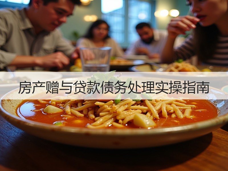 房产赠与贷款债务处理实操指南