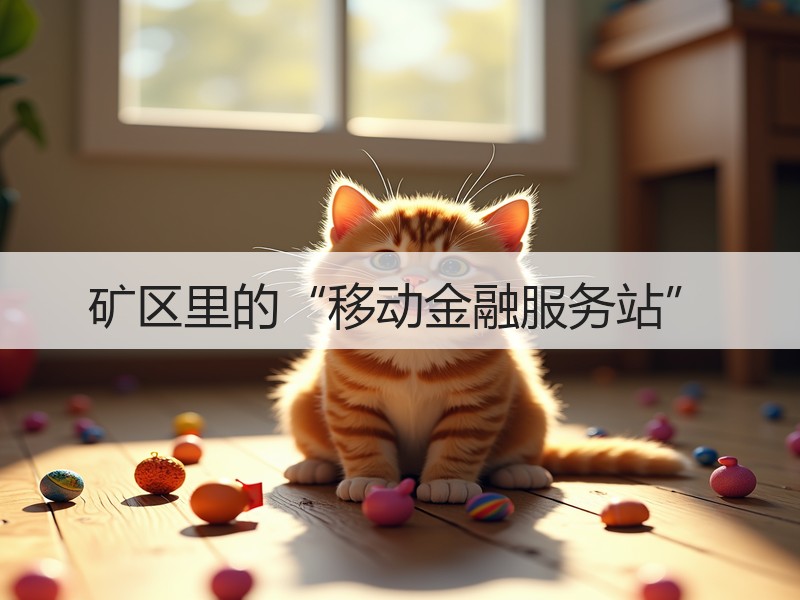 矿区里的“移动金融服务站”