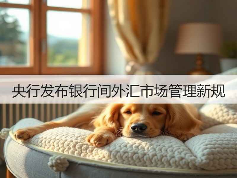 央行发布银行间外汇市场管理新规