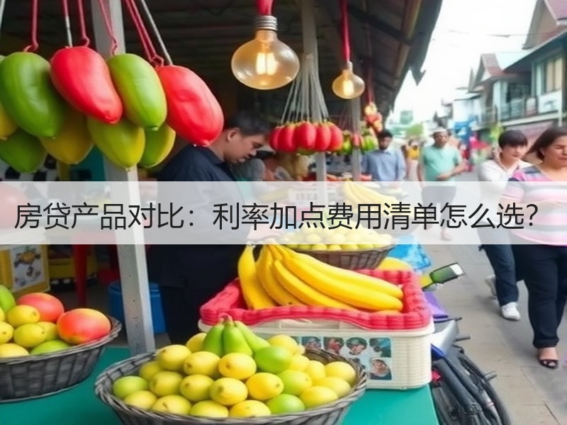 房贷产品对比：利率加点费用清单怎么选？