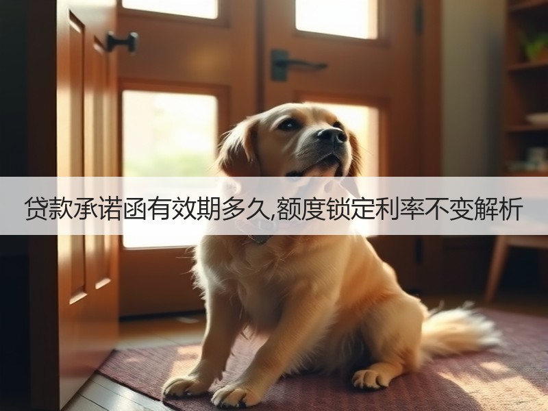 贷款承诺函有效期多久,额度锁定利率不变解