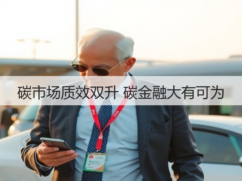 碳市场质效双升 碳金融大有可为