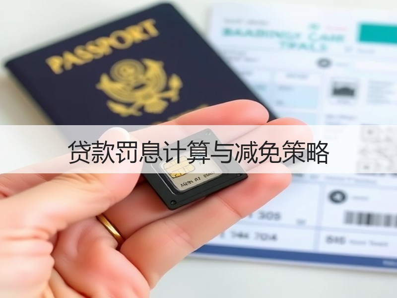 贷款罚息计算与减免策略