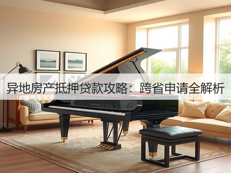 异地房产抵押贷款攻略：跨省申请全解析