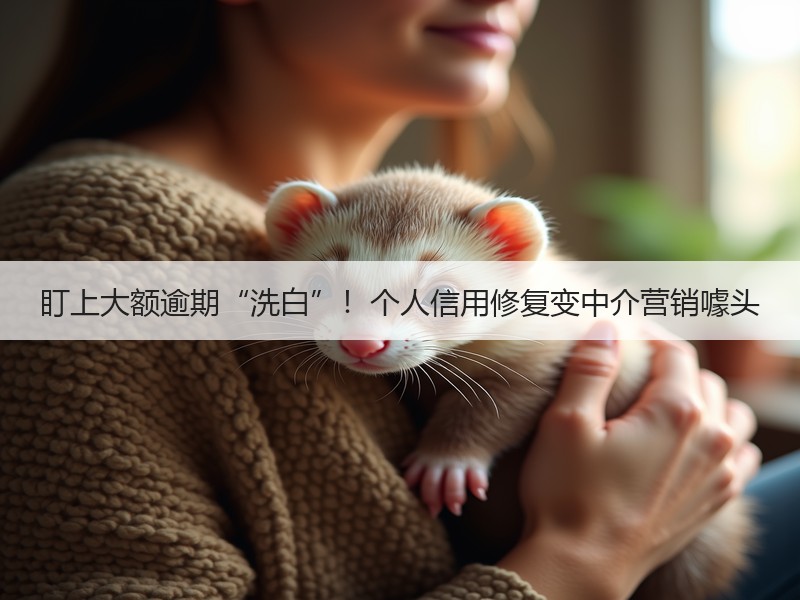 盯上大额逾期“洗白”！个人信用修复变中介