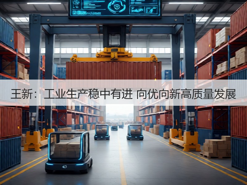 王新：工业生产稳中有进 向优向新高质量发