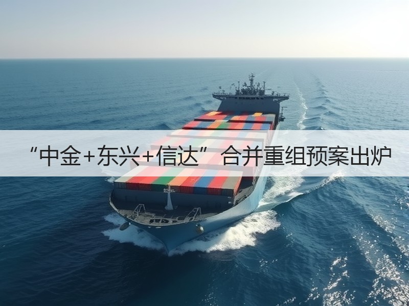 “中金+东兴+信达”合并重组预案出炉