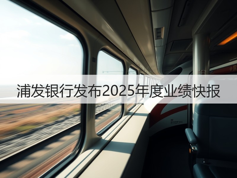 浦发银行发布2025年度业绩快报