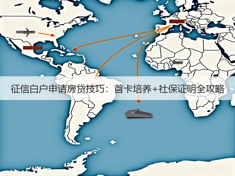 征信白户申请房贷技巧：首卡培养+社保证明