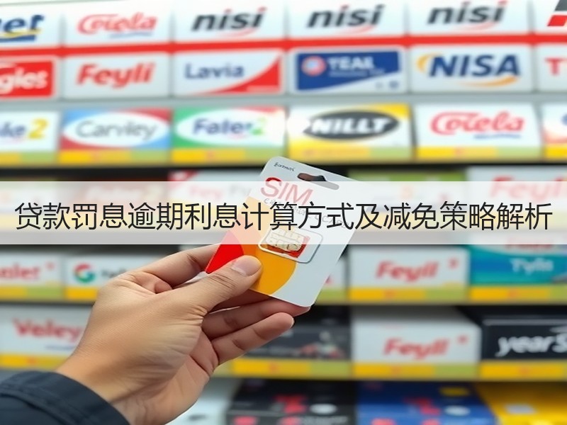 贷款罚息逾期利息计算方式及减免策略解析