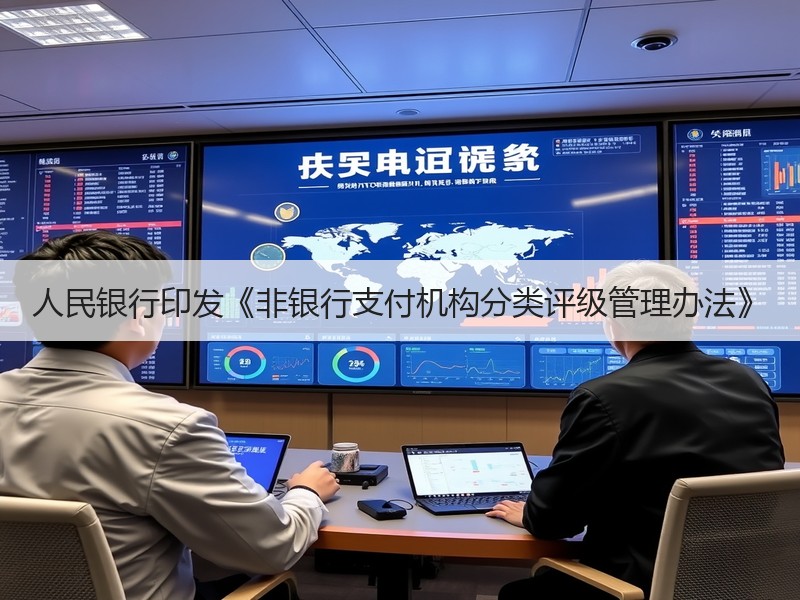 人民银行印发《非银行支付机构分类评级管理