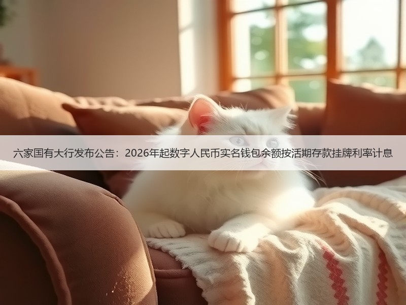 六家国有大行发布公告：2026年起数字人