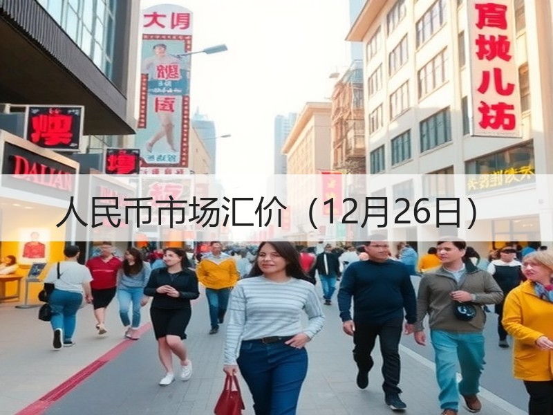 人民币市场汇价（12月26日）