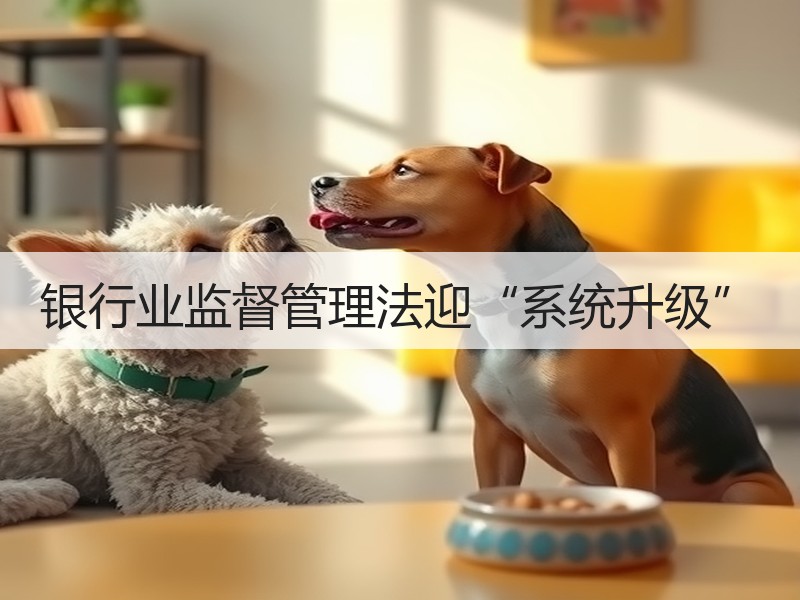 银行业监督管理法迎“系统升级”