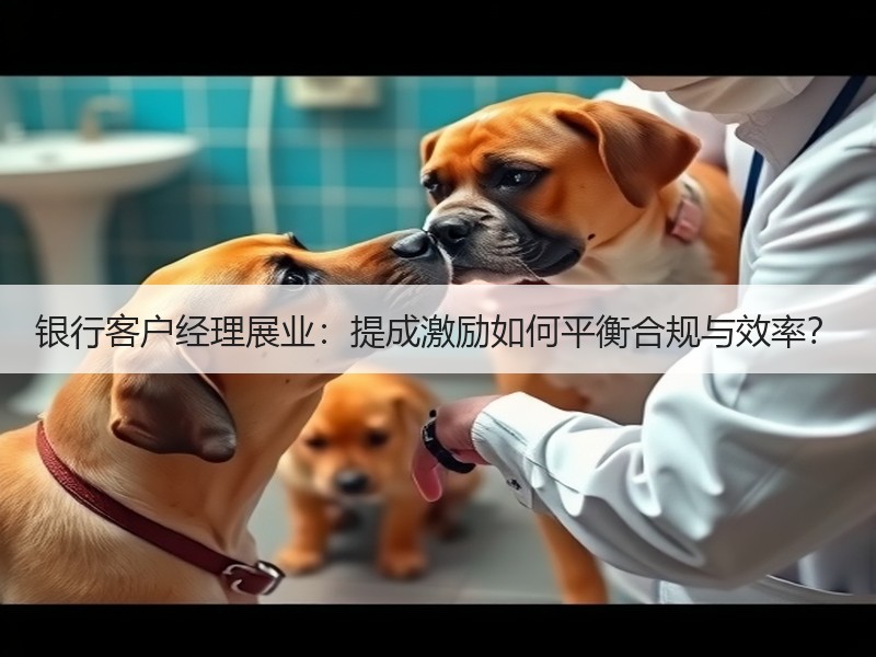 银行客户经理展业：提成激励如何平衡合规与