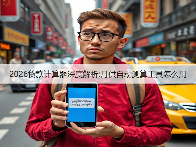 2026贷款计算器深度解析:月供自动测算