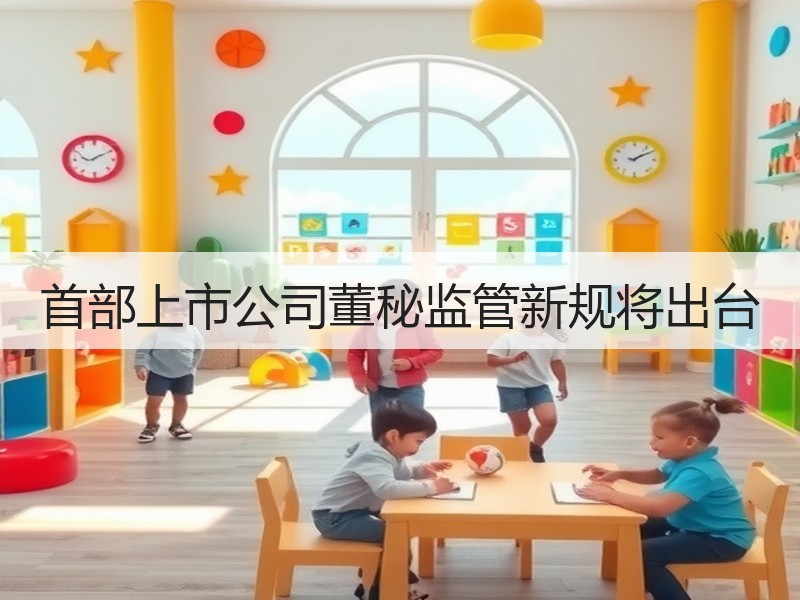 首部上市公司董秘监管新规将出台
