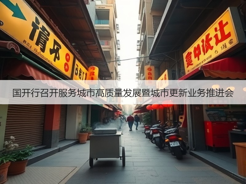 国开行召开服务城市高质量发展暨城市更新业