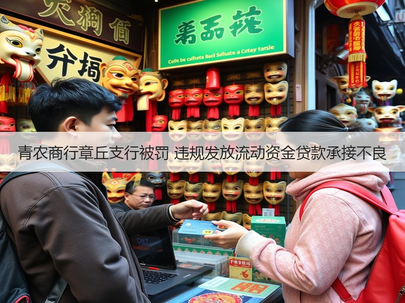 青农商行章丘支行被罚 违规发放流动资金贷